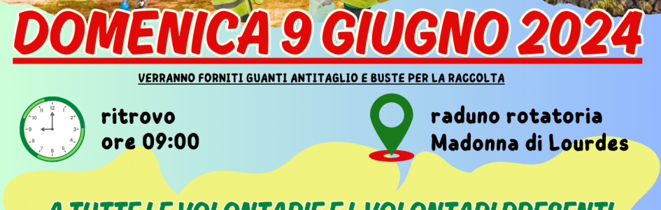 "Non mi rifiuto di Cambiare" Passeggiata Ecologica DOMENICA 9 GIUGNO 2024 