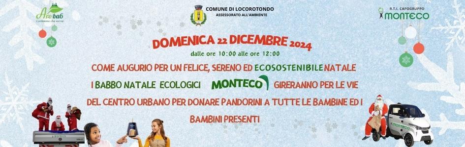 AUGURI SOSTENIBILI DOMENICA 22 DICEMBRE 2024